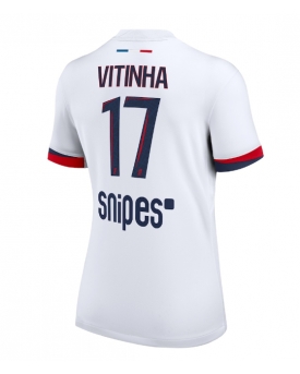 Billige Fotballdrakt Paris Saint-Germain Vitinha #17 Replika Bortedrakt Dame 2025-26 Kortermet Billige Fotballdrakt Paris Saint-Germain Vitinha #17 Replika Bortedrakt Dame 2025-26 Kortermet